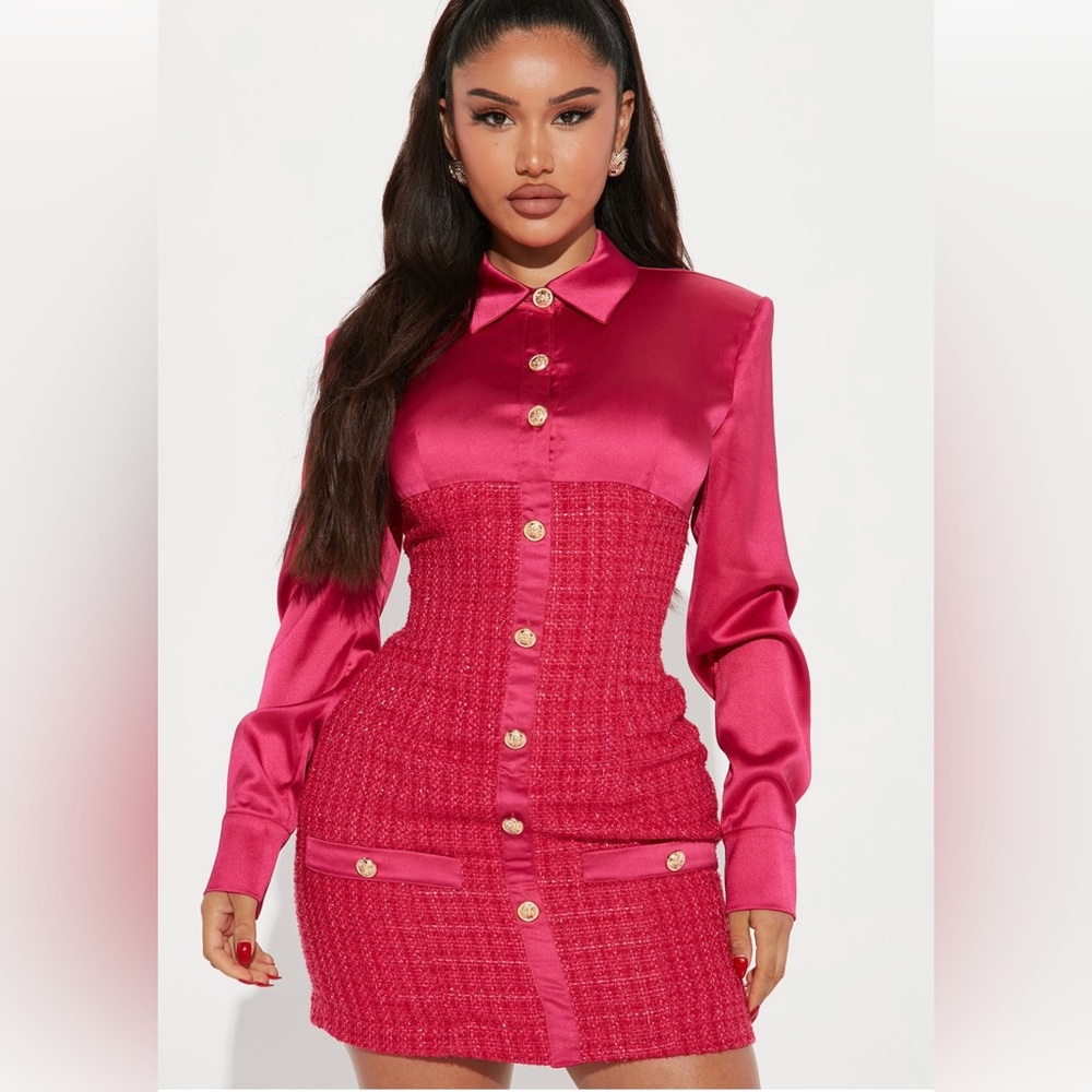 Selina tweed mini dress